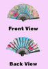 BookMyCostume Assorted Plastic Japanese Dance Fan – Elegant Fancy Dress Costume Accessories for Kids & Adults| Perfect for Group Annual Day Dances